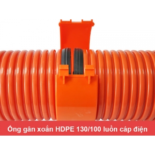 Ống gân xoắn HDPE 130/100 luồn cáp điện